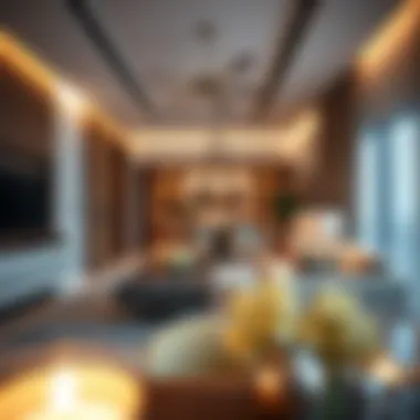 Luxurious interior design of a residence in Sobha Creek reflecting sophistication and comfort
