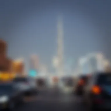 Dubai's Evolving Market and Tasjeel Services An illuminated Dubai skyline showcasing the city's growth