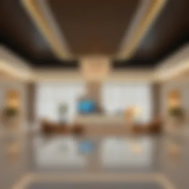 Welcoming Reception Area at Al Jurf Sales Center A welcoming reception area at the Al Jurf Sales Center