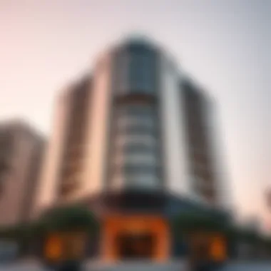 Stunning Architecture of Al Karama Building Architectural details of Al Karama Building showcasing modern design
