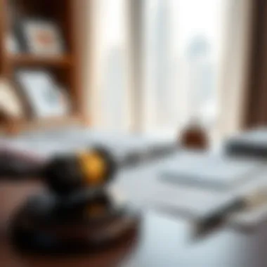 Legal documents and contracts on a desk for real estate transactions