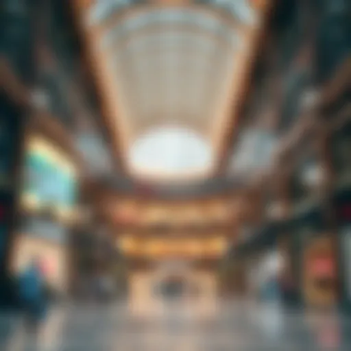 Architectural Marvel of Jumairah Mall Stunning architectural view of Jumairah Mall