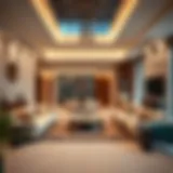 Spacious living area layout in Tilal Al Furjan