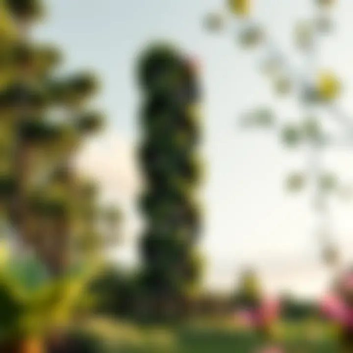 Innovative Garden Tower showcasing vertical gardening