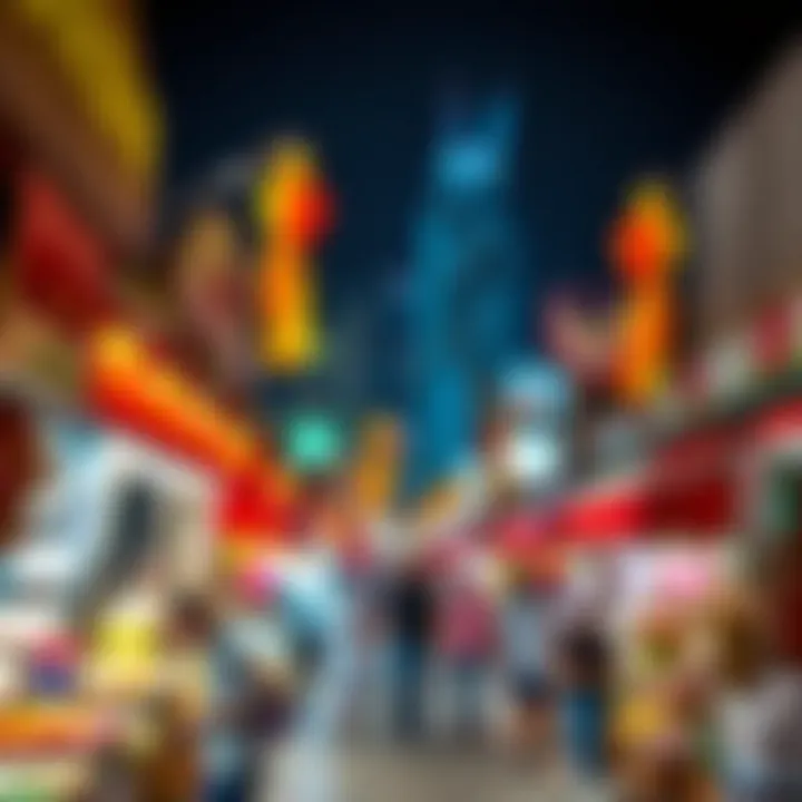 Dubai Market at Night