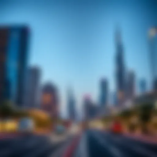 Dubai Skyline and NOC Significance Dubai skyline featuring modern architecture