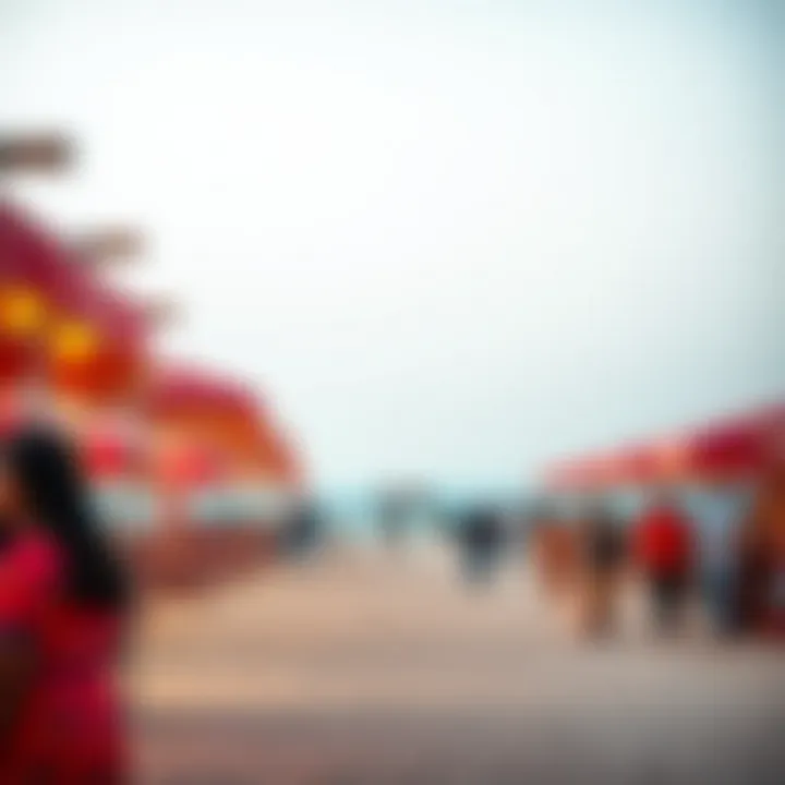 Vibrant cultural festivities near the beach