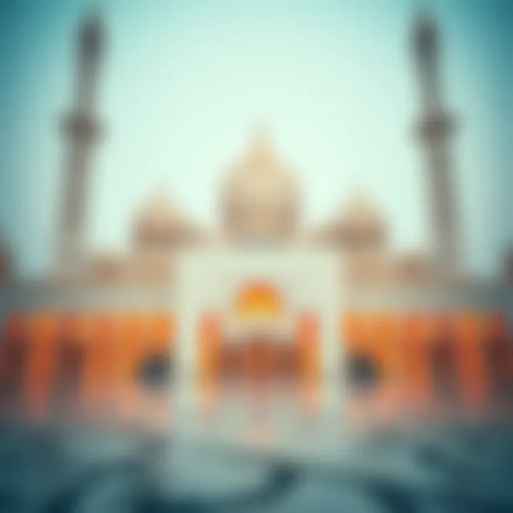The stunning Sheikh Zayed Grand Mosque in Abu Dhabi