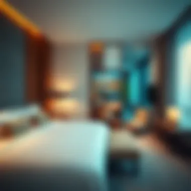 Unique room design in a two season hotel reflecting dual themes