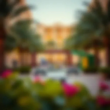 A vibrant community park in Karama, highlighting local amenities available to residents