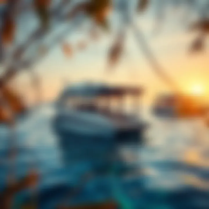 Environmental benefits of water taxis illustrated through vibrant marine ecosystems.