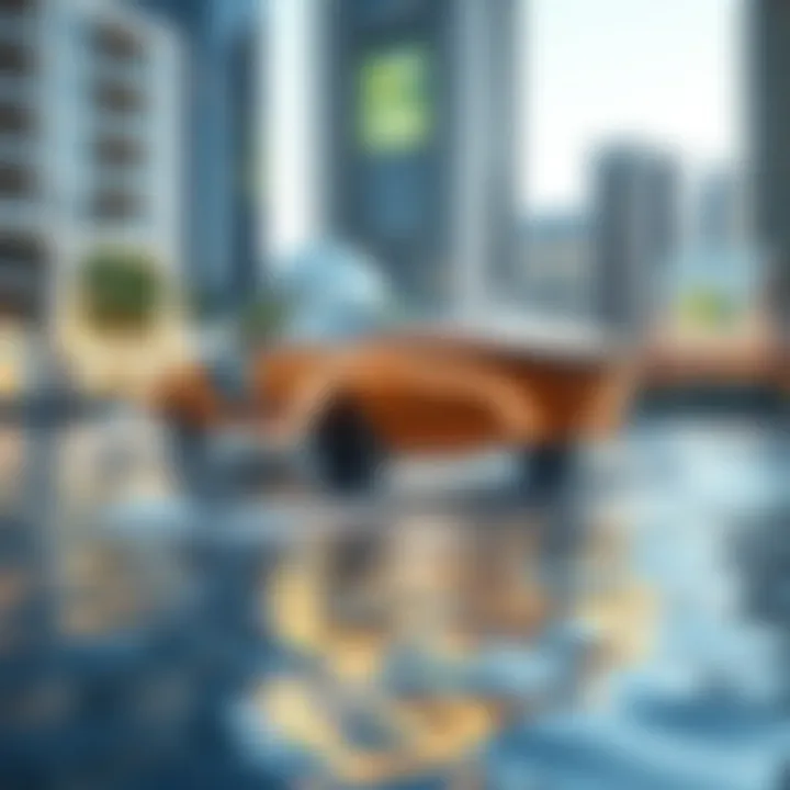 Future trends in sustainable urban mobility represented through innovative water transport designs.