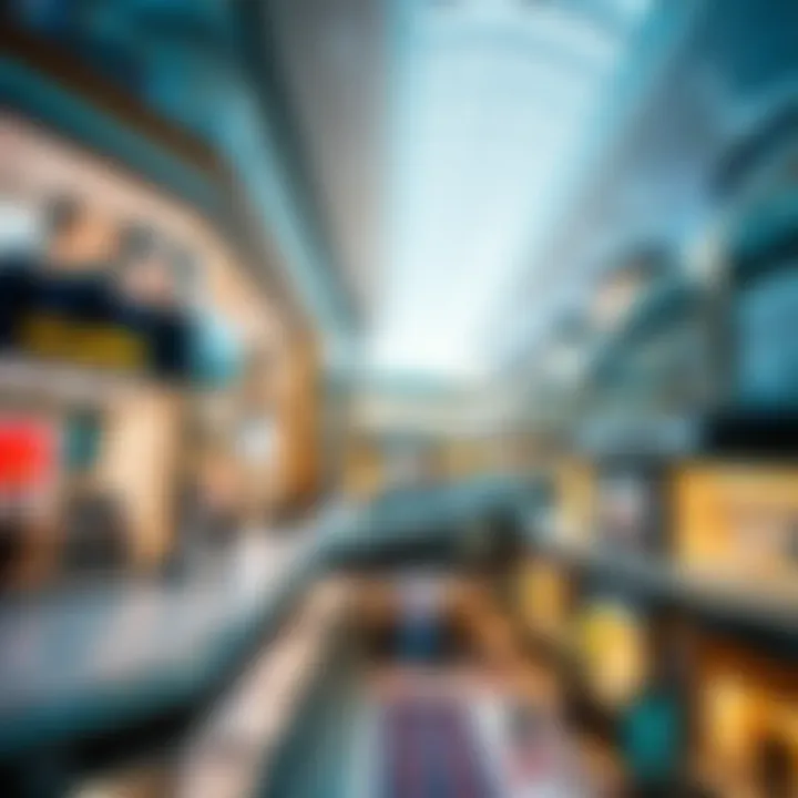 Shopping Extravagance at The Dubai Mall Luxurious shopping experience at The Dubai Mall with high-end brands