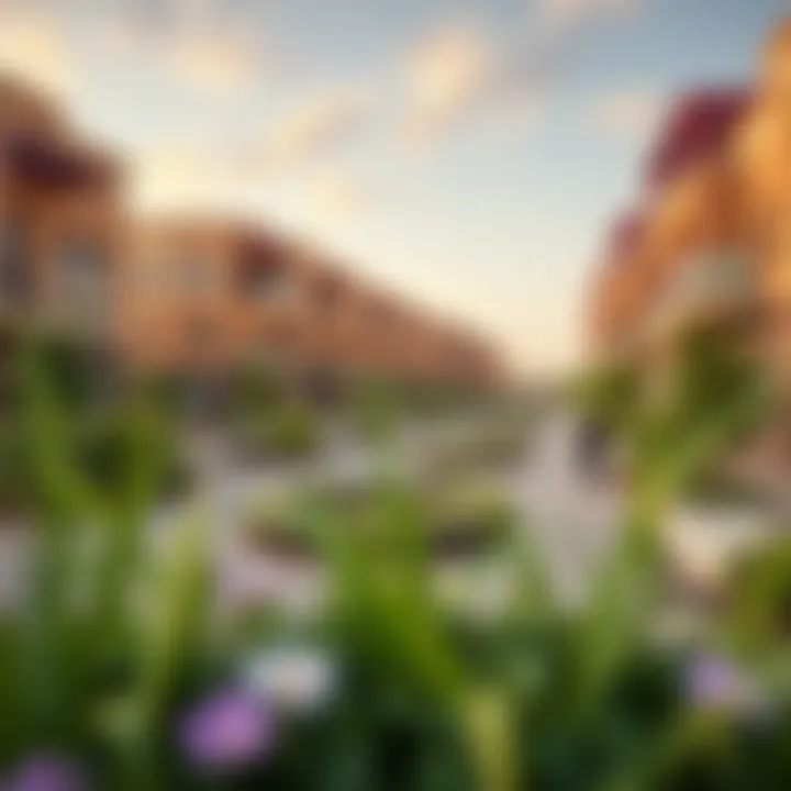 Architectural Design of Faya Bloom Gardens Artistic rendering of residential units in Faya Bloom Gardens