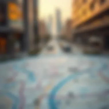 Map highlighting Al Barsha