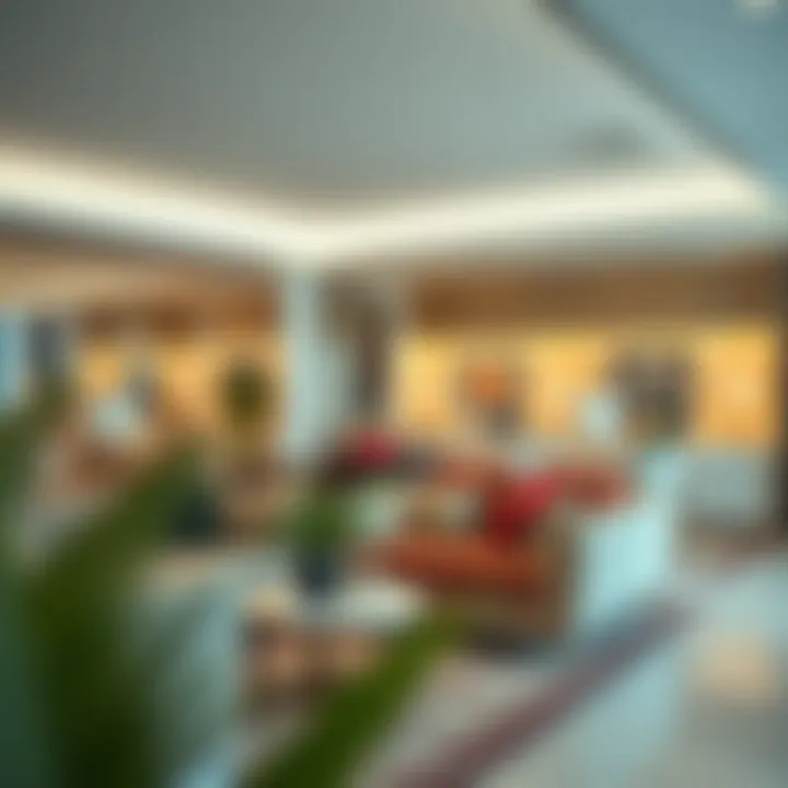 Modern Elegance in Dubai Furniture Showrooms Elegant Dubai furniture showroom showcasing modern designs