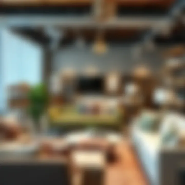 Sustainable Choices in Dubai's Furniture Market Sustainable furniture options highlighted in a stylish display