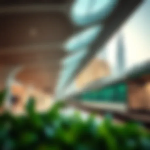 Innovative Architecture of Dubai's Green Line Stations Architectural design of a Green Line Metro station in Dubai