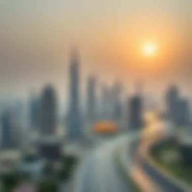 Navigating the Financial Landscape in the UAE A scenic view of the UAE skyline symbolizing financial growth