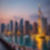 Stunning Dubai skyline showcasing modern architecture
