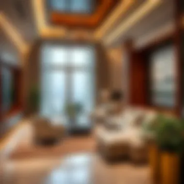 Interiors of Luxury Living in Dubai Luxurious interior of a Dubai high-end property