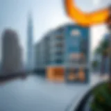 Stunning view of the Habtoor Building showcasing its modern architecture