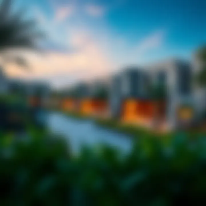 Luxury Living in Hartland Luxurious residential properties in Hartland Dubai with green surroundings