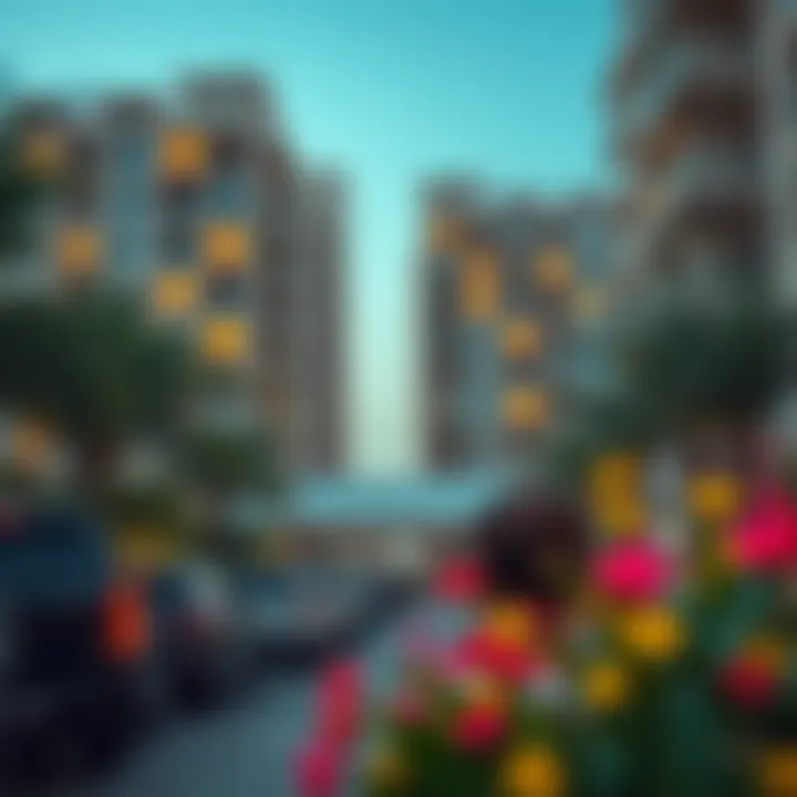 Affordable Apartment Complex in Sheikh Zayed Affordable apartment complex in Sheikh Zayed with vibrant surroundings