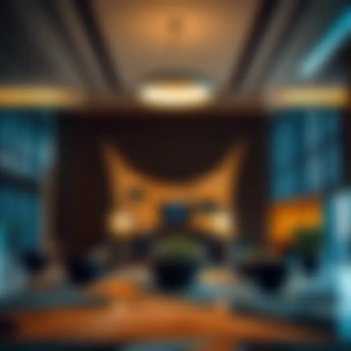 Inside the Indigo Building: Design Innovations Interior showcasing innovative design elements of the Indigo Building