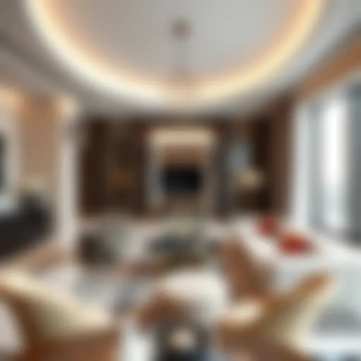 Elegant Interior of Dome Tower Residence Interior design of a residential unit in Dome Tower