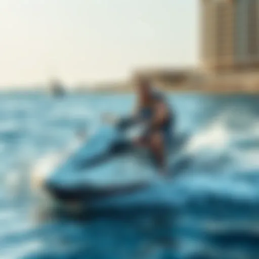 A thrilling jet ski adventure at JBR Beach