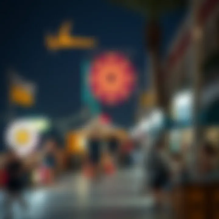 Vibrant Night Market at JBR Exploring the vibrant night market along JBR beachfront