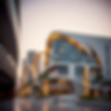 Architectural Details of Jewel of Creek Dubai Modern architectural details of the Jewel of Creek Dubai highlighting innovative design