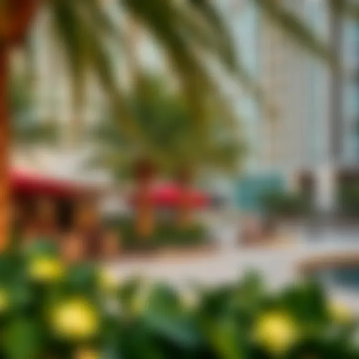 Lifestyle Amenities in Jumeira Lake Towers Vibrant lifestyle amenities around Jumeira Lake Towers, including parks and cafes