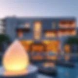 Luxurious exterior view of Keturah Resort showcasing modern architecture