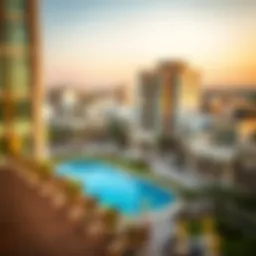 Panoramic view of Khalidiya showcasing modern architecture