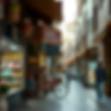 Traditional and modern shops in Khalidiya's bustling streets