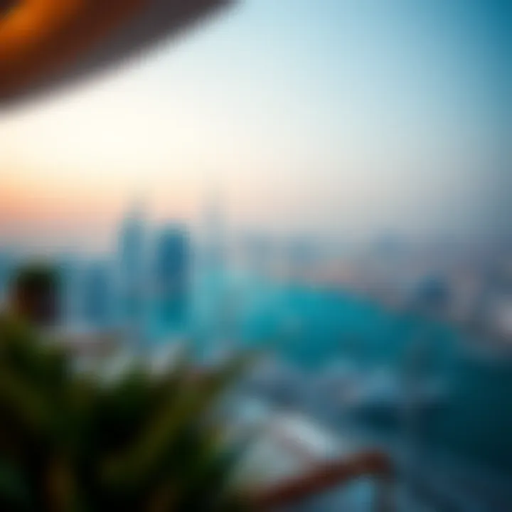 Breathtaking Views of Dubai from Lilac Residence Panoramic view of the Dubai skyline from Lilac Residence