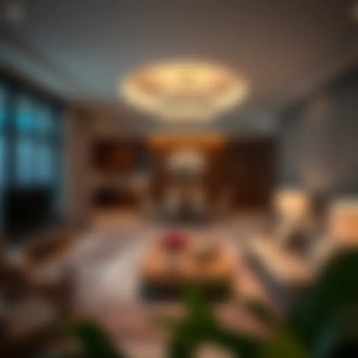 Sophisticated Interiors of Lilac Residence Luxurious interior design of a living space in Lilac Residence