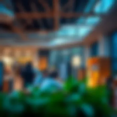 Dynamic Office Space: The Heart of Management Firms An office environment showcasing a management firm at work