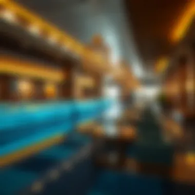 Vibrant community spaces in Marina City designed for leisure