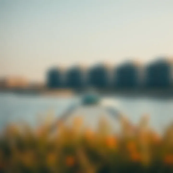 Real estate developments near Mubazzarah Lake