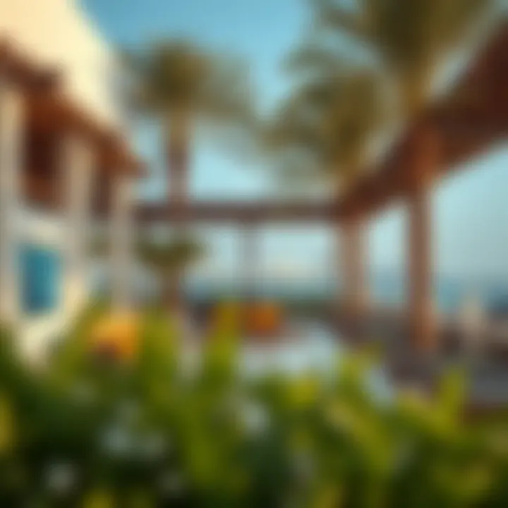 Vibrant community spaces within the development