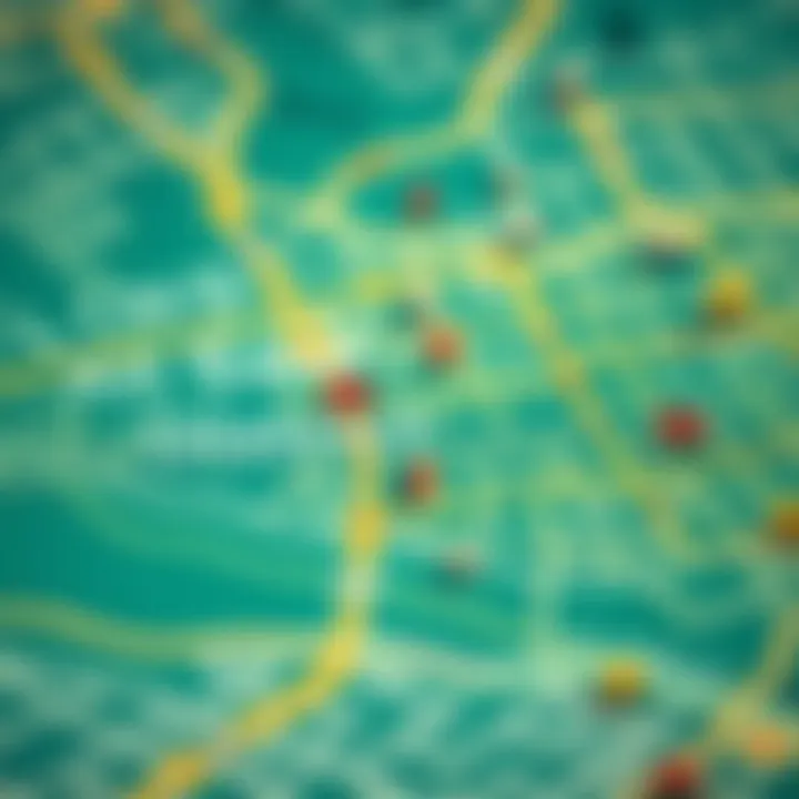 Map of Al Seef District highlighting key zones and landmarks