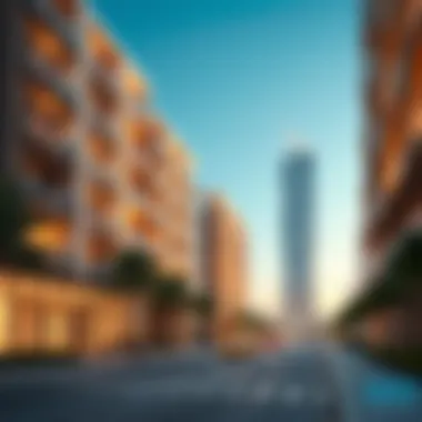 Modern architectural design of Crown Residence Tecom