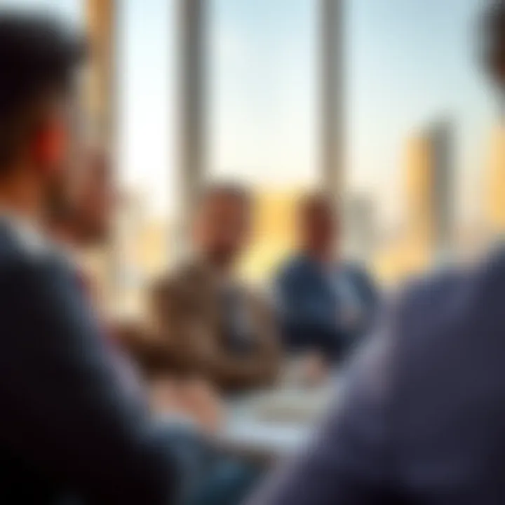 Expert Insights on Real Estate Trends Industry experts discussing trends in the Dubai real estate market