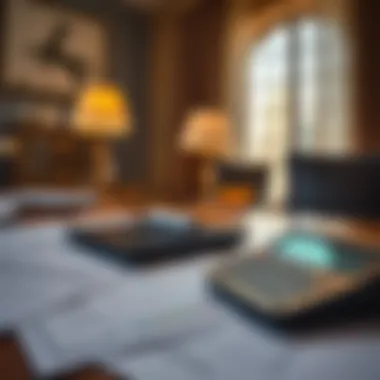 Understanding Financing Options Financial documents and a calculator on a desk symbolizing home financing