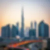 A modern Dubai skyline representing the rental market