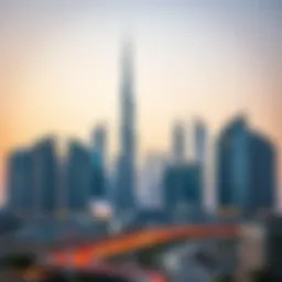 A modern Dubai skyline representing the rental market