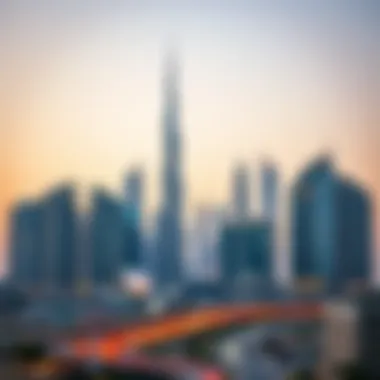 A modern Dubai skyline representing the rental market